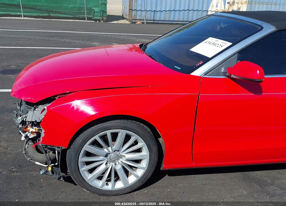 2011 AUDI A5 2.0T PREMIUM VIN: WAULFAFHXBN020872