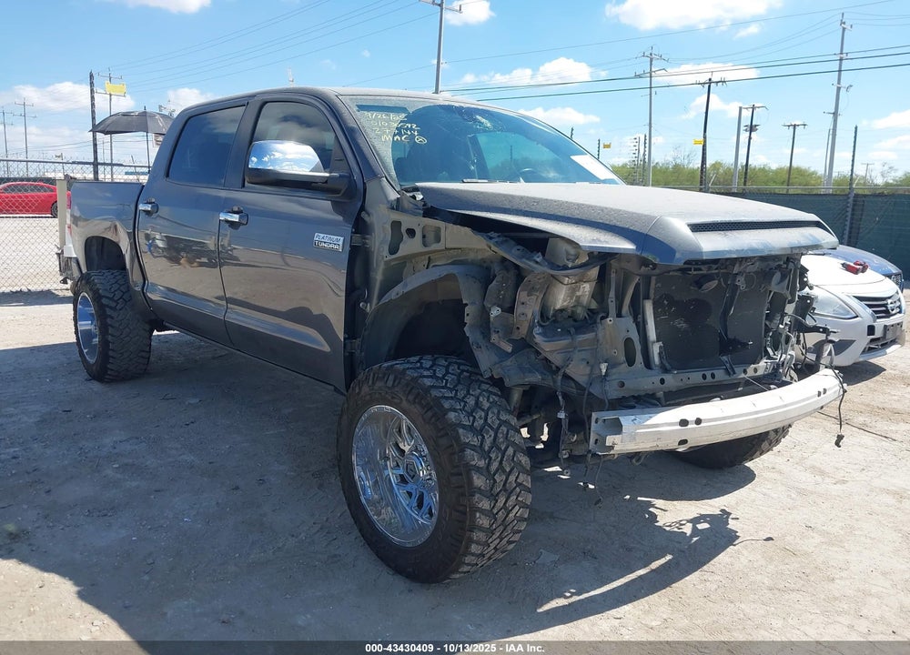 2021 TOYOTA TUNDRA PLATINUM VIN: 5TFGY5F11MX277144