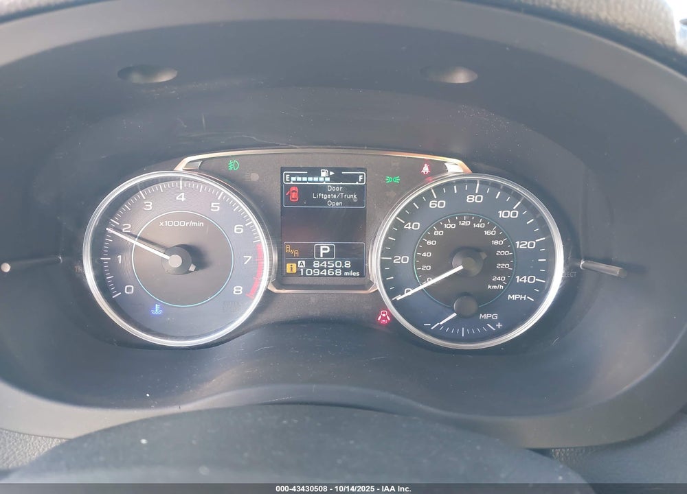 2016 SUBARU CROSSTREK VIN: JF2GPAKC6G8260777