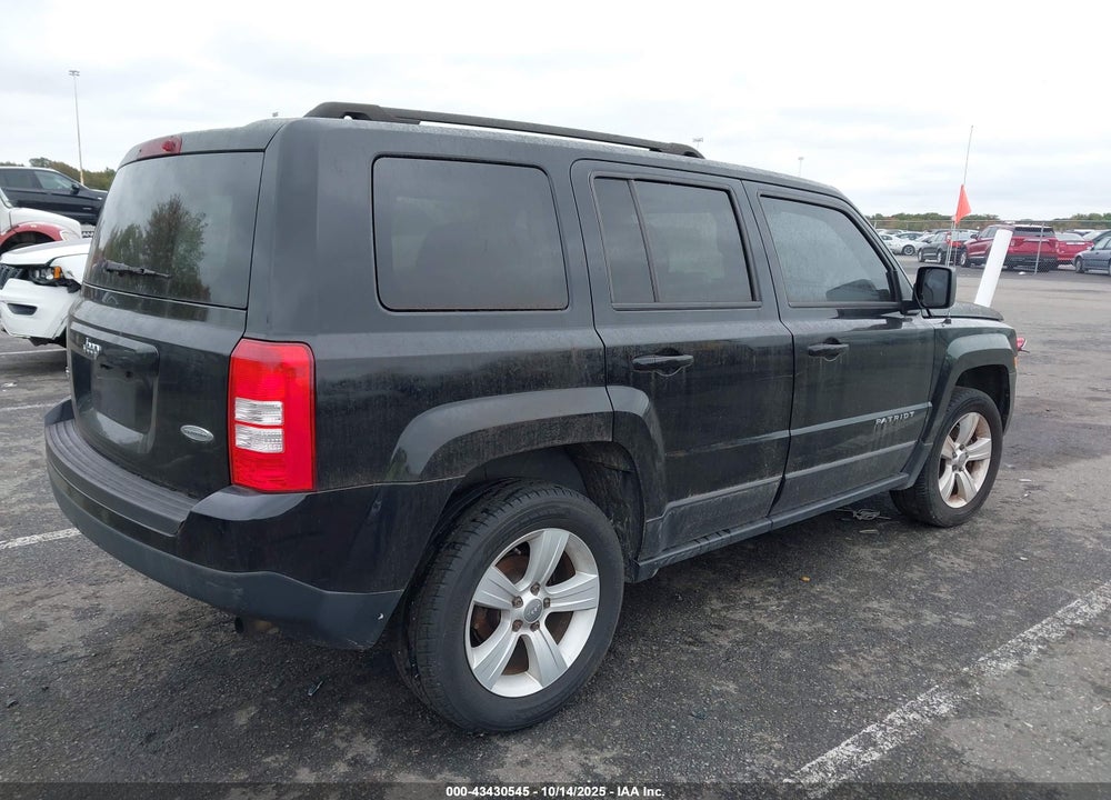 2016 JEEP PATRIOT VIN: 1C4NJRFB1GD733158