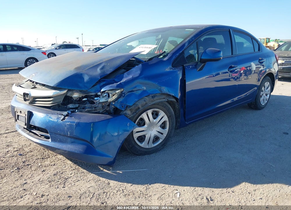 2012 HONDA CIVIC VIN: 2HGFB2F53CH513022