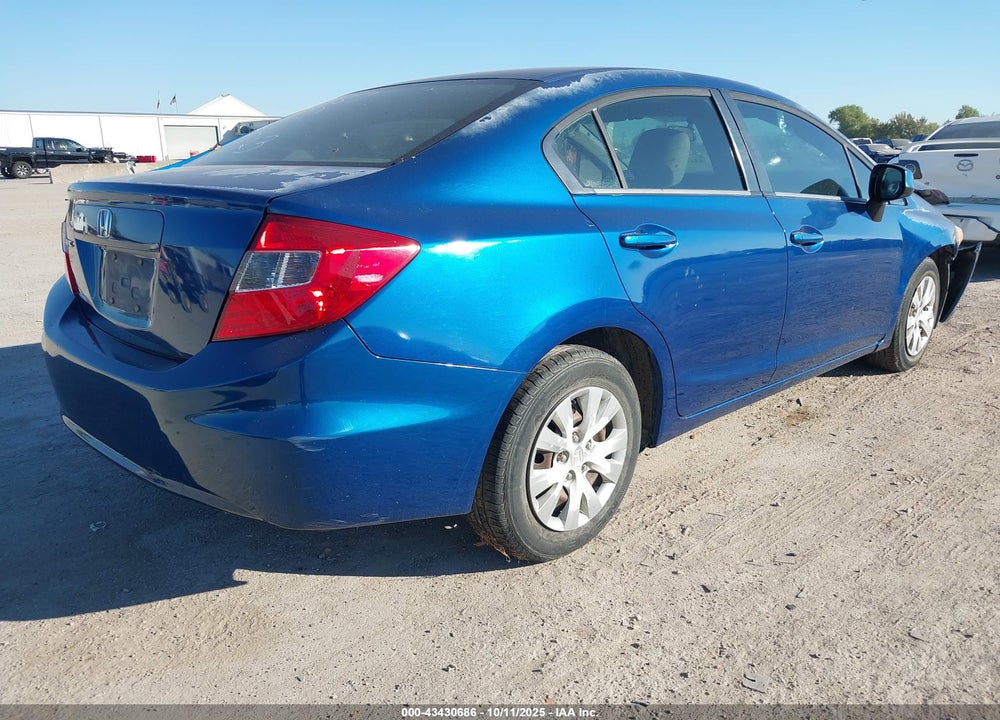 2012 HONDA CIVIC VIN: 2HGFB2F53CH513022