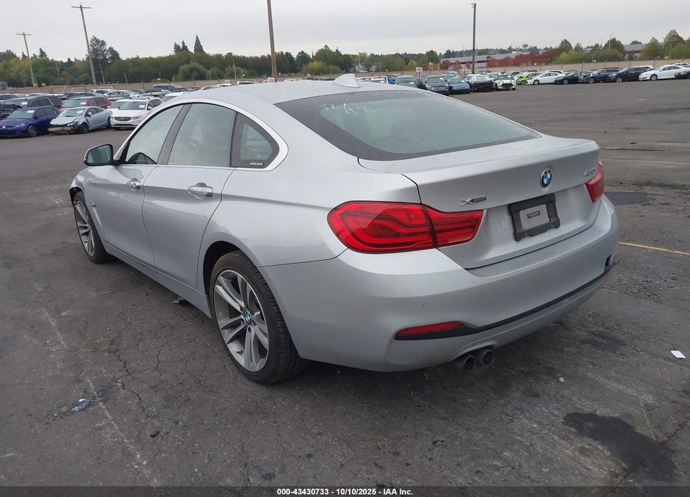 2019 BMW 430I GRAN COUPE XDRIVE VIN: WBA4J3C53KBL10641