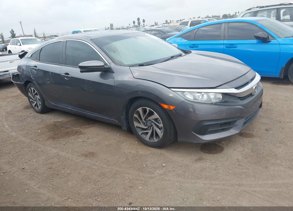 2018 HONDA CIVIC EX VIN: 2HGFC2F76JH547676