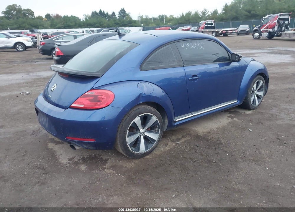 2012 VOLKSWAGEN BEETLE 2.0T TURBO VIN: 3VWVA7AT3CM608873