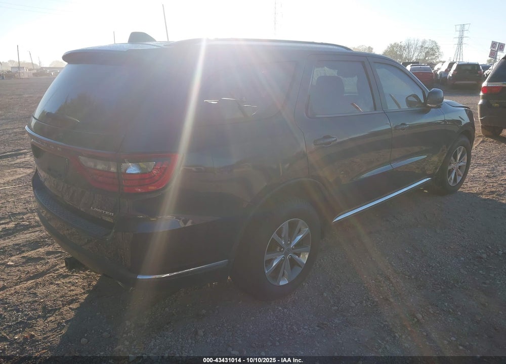 2014 DODGE DURANGO VIN: 1C4RDJDG3EC501690