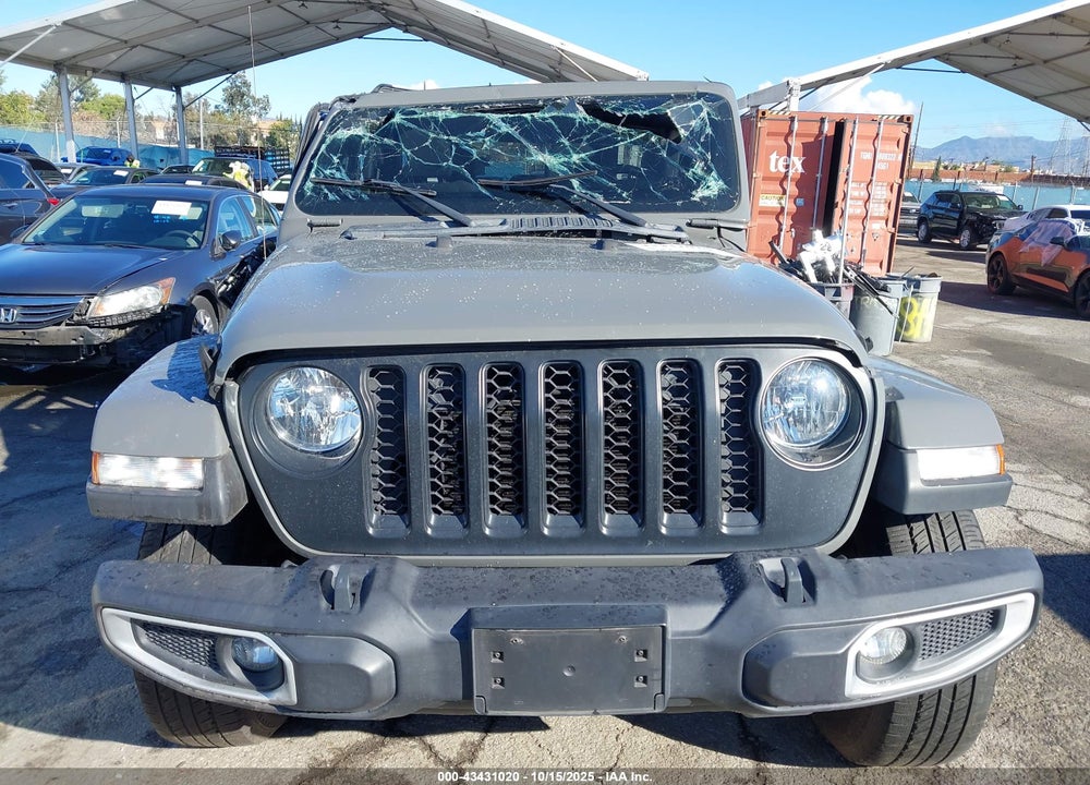 2021 JEEP GLADIATOR OVERLAND 4X4 VIN: 1C6HJTFG1ML538580