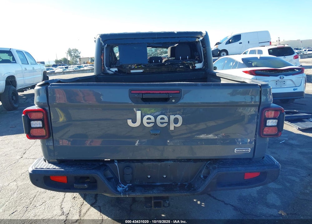 2021 JEEP GLADIATOR OVERLAND 4X4 VIN: 1C6HJTFG1ML538580