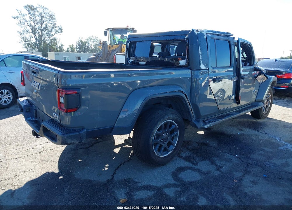 2021 JEEP GLADIATOR OVERLAND 4X4 VIN: 1C6HJTFG1ML538580
