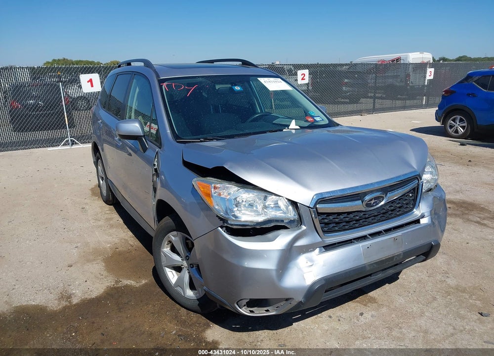 2015 SUBARU FORESTER 2.5I PREMIUM VIN: JF2SJADC6FH838240