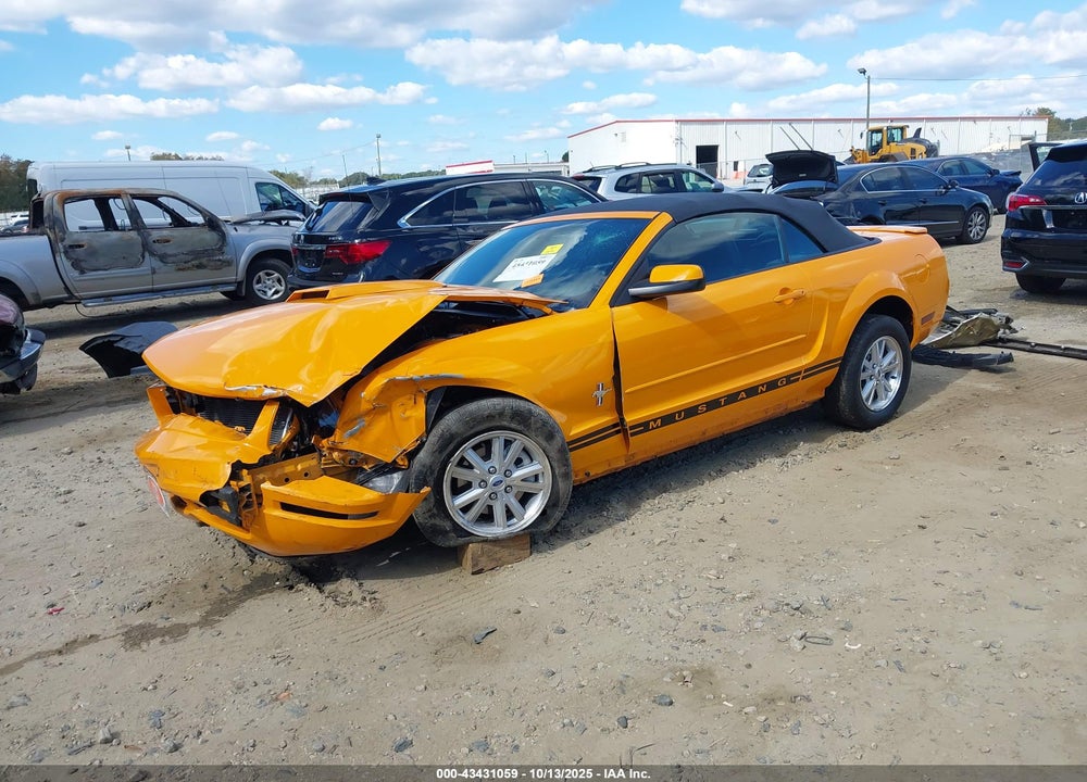 2007 FORD MUSTANG V6 DELUXE/V6 PREMIUM VIN: 1ZVFT84N375329694