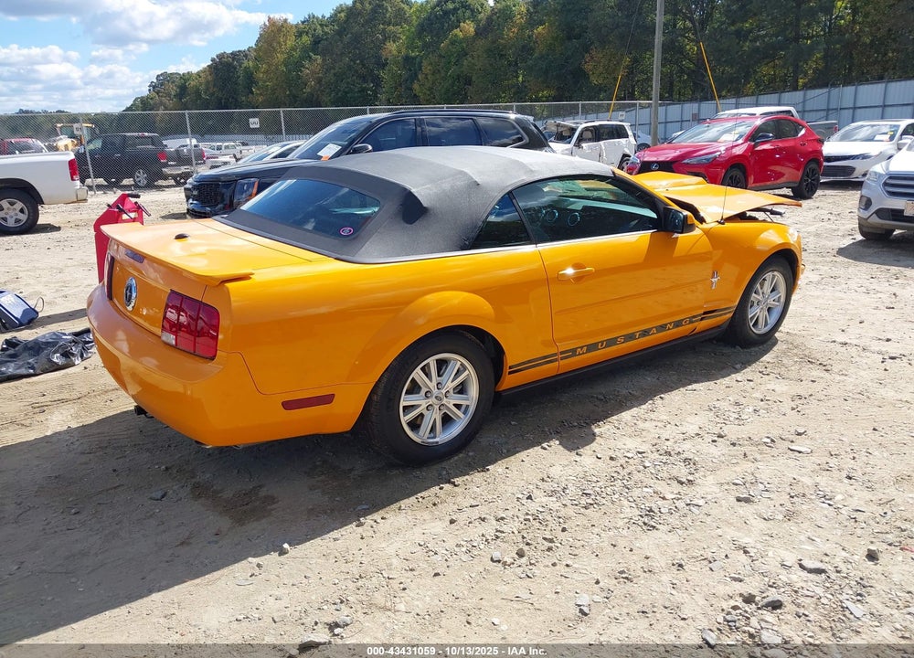 2007 FORD MUSTANG V6 DELUXE/V6 PREMIUM VIN: 1ZVFT84N375329694