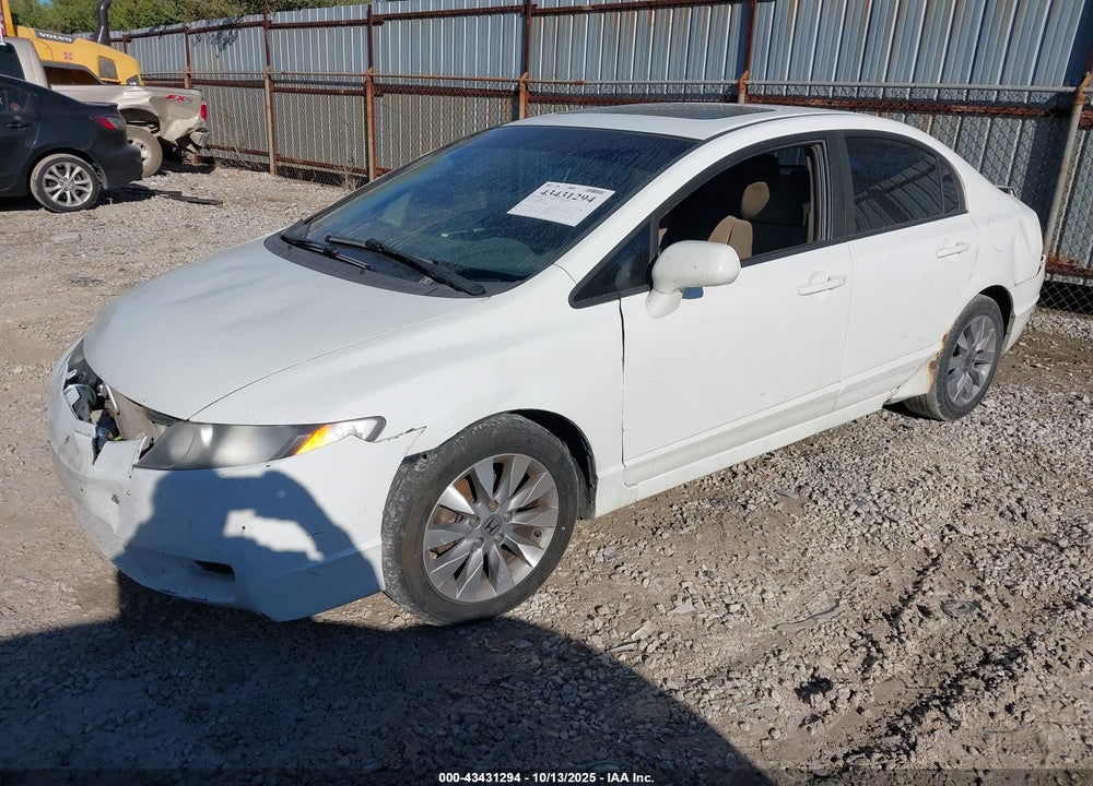 2010 HONDA CIVIC VIN: 19XFA1F87AE076608