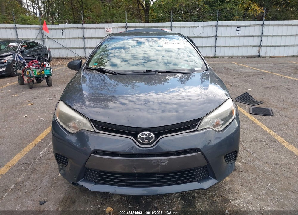 2016 TOYOTA COROLLA LE VIN: 5YFBURHE4GP567586