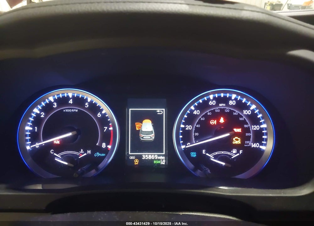 2019 TOYOTA HIGHLANDER XLE VIN: 5TDJZRFH3KS706777
