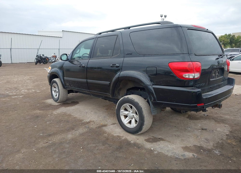 2007 TOYOTA SEQUOIA SR5 V8 VIN: 5TDBT44A87S285774