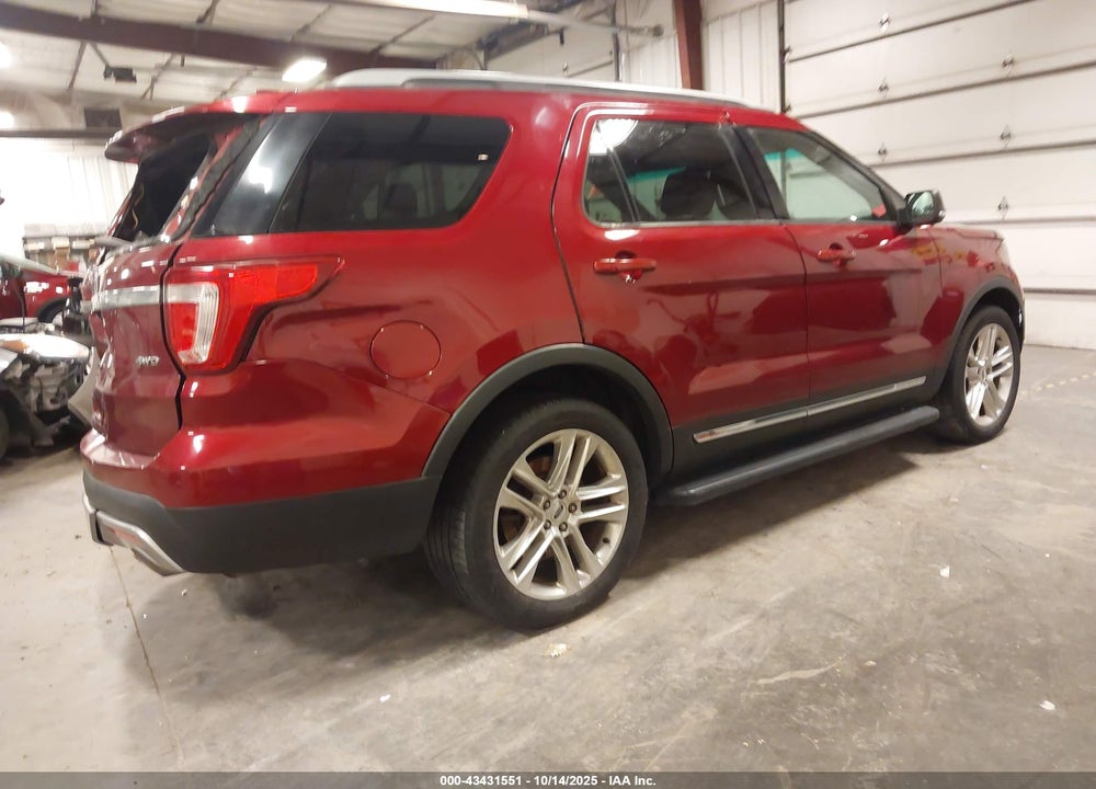 2017 FORD EXPLORER XLT VIN: 1FM5K8D80HGA67842