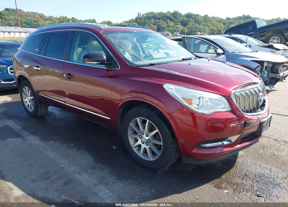 2016 BUICK ENCLAVE LEATHER VIN: 5GAKRBKD7GJ336034