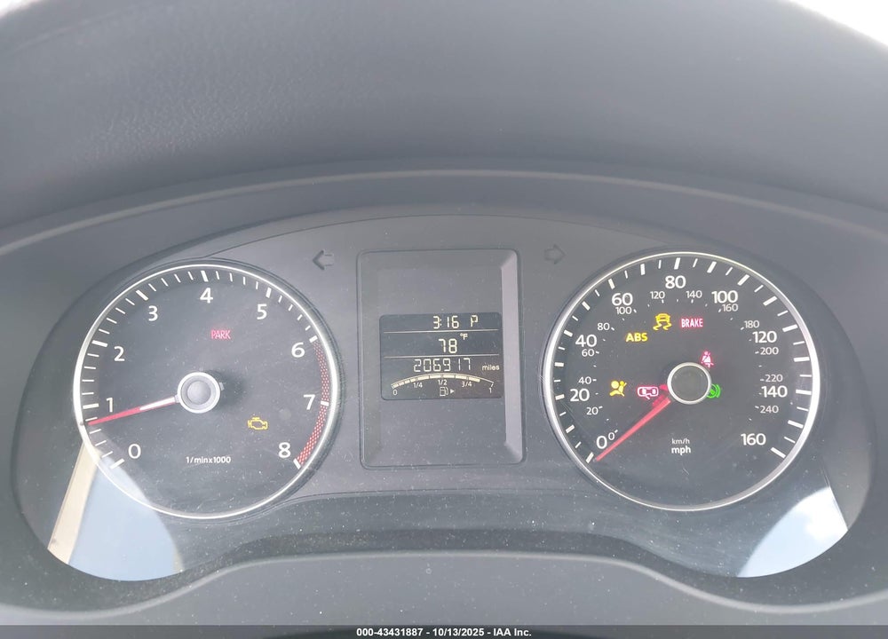 2012 VOLKSWAGEN JETTA VIN: 3VWDP7AJ5CM385020