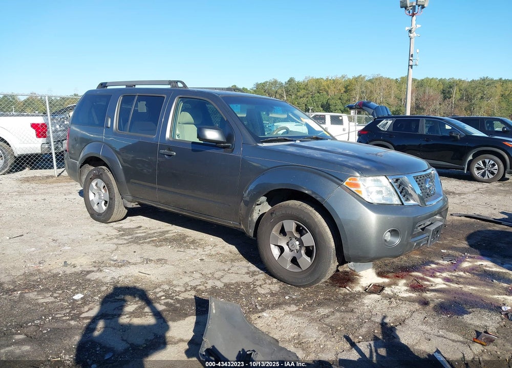 2008 NISSAN PATHFINDER S VIN: 5N1AR18B18C655120