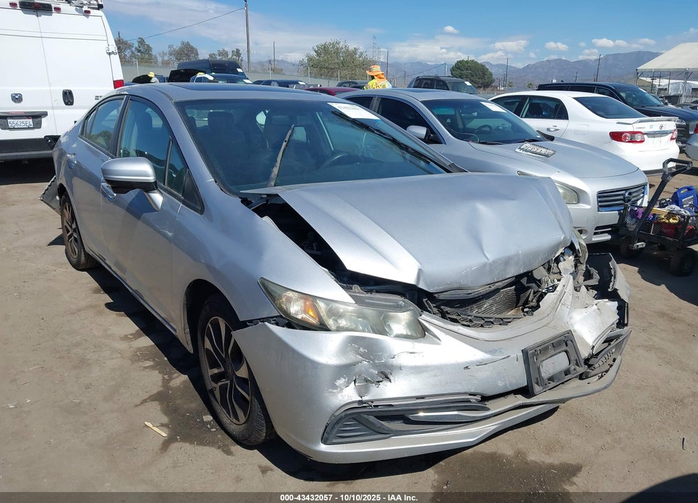 2014 HONDA CIVIC EX VIN: 19XFB2F84EE265385