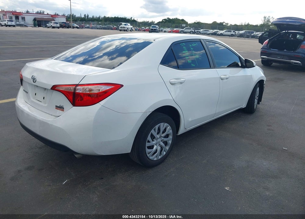 2019 TOYOTA COROLLA LE VIN: 5YFBURHE3KP946216