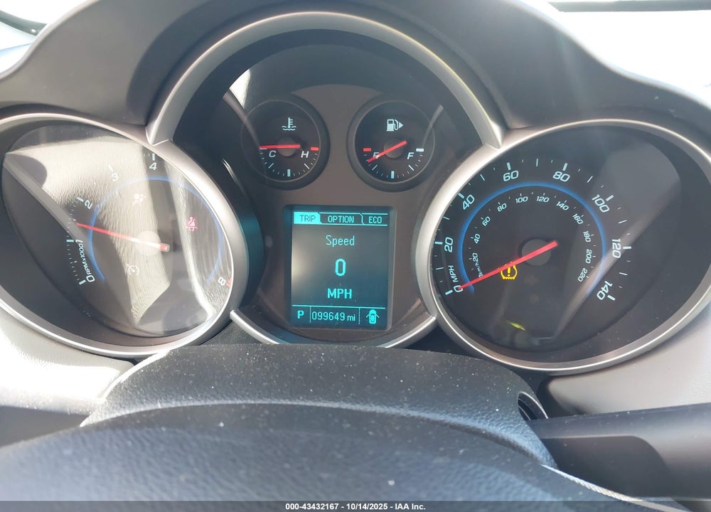 2013 CHEVROLET CRUZE ECO AUTO VIN: 1G1PH5SB2D7166819