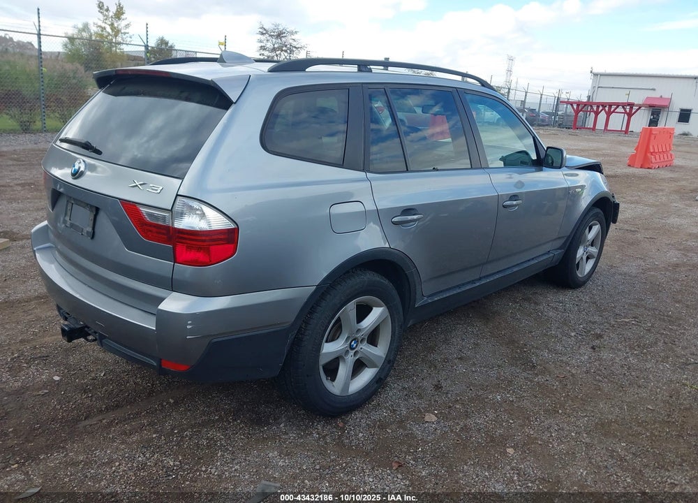 2008 BMW X3 VIN: WBXPC93448WJ11350