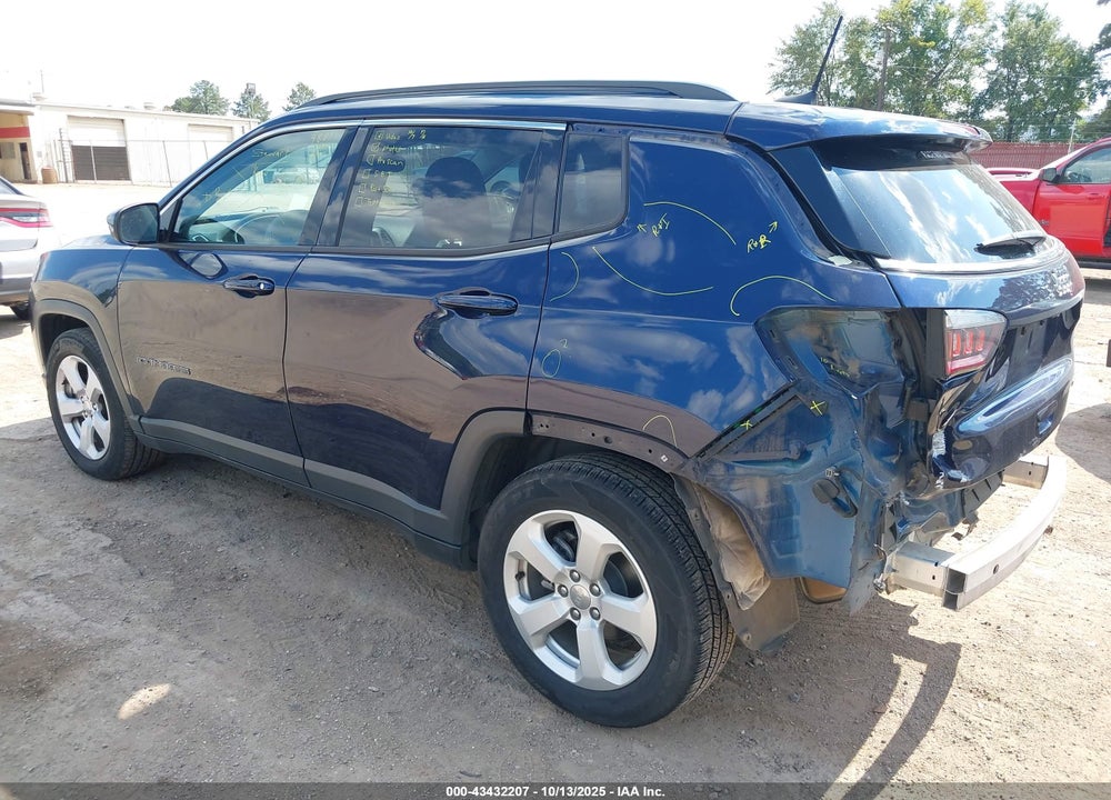 2021 JEEP COMPASS LATITUDE FWD VIN: 3C4NJCBB8MT580819