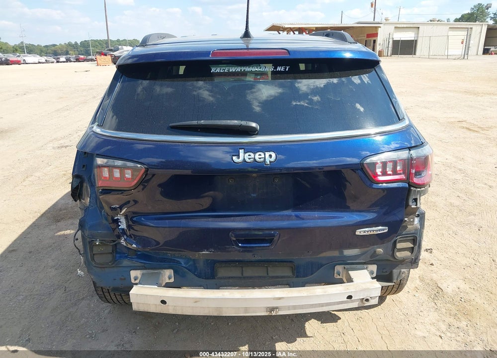 2021 JEEP COMPASS LATITUDE FWD VIN: 3C4NJCBB8MT580819