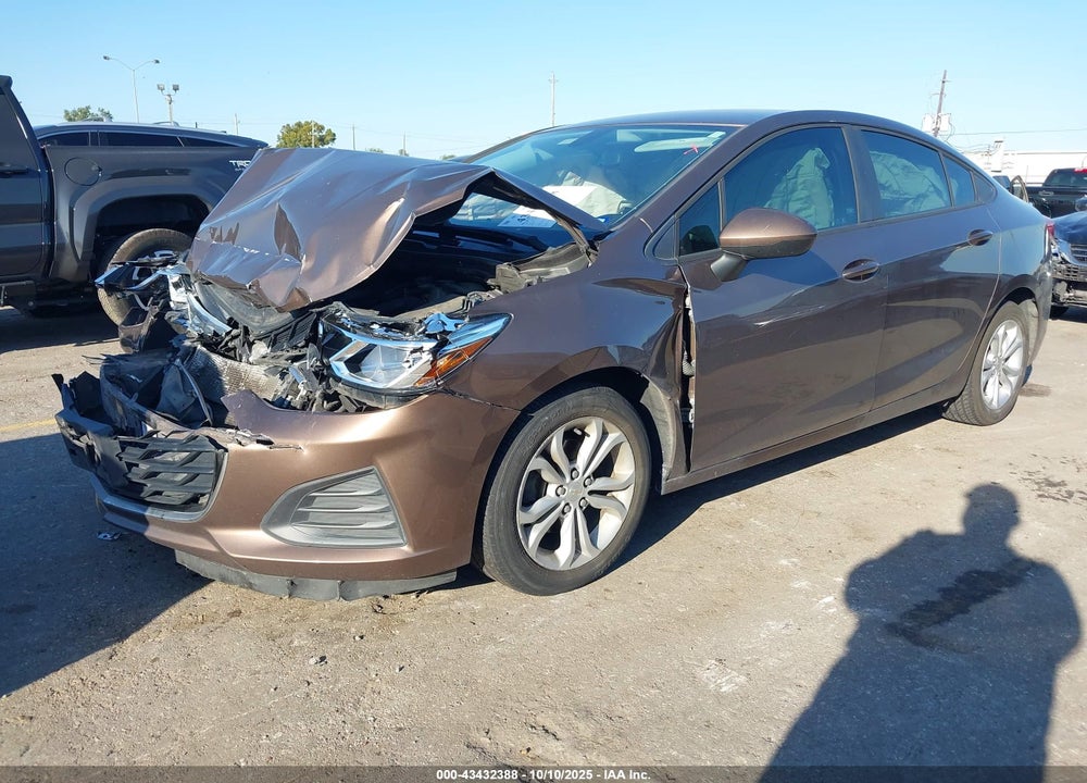 2019 CHEVROLET CRUZE LS VIN: 1G1BC5SM3K7126675