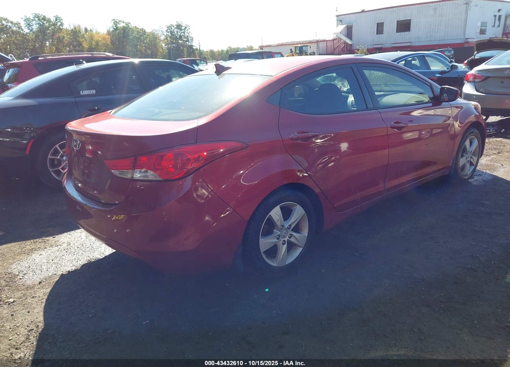 2013 HYUNDAI ELANTRA VIN: KMHDH4AEXDU494406