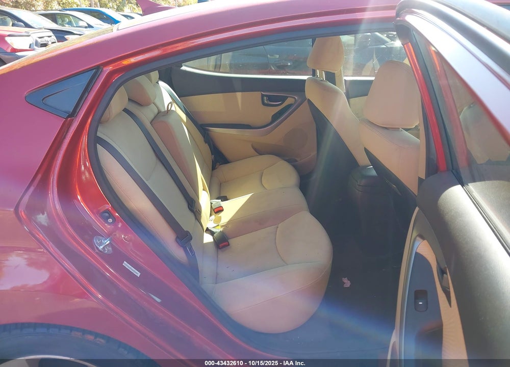 2013 HYUNDAI ELANTRA VIN: KMHDH4AEXDU494406