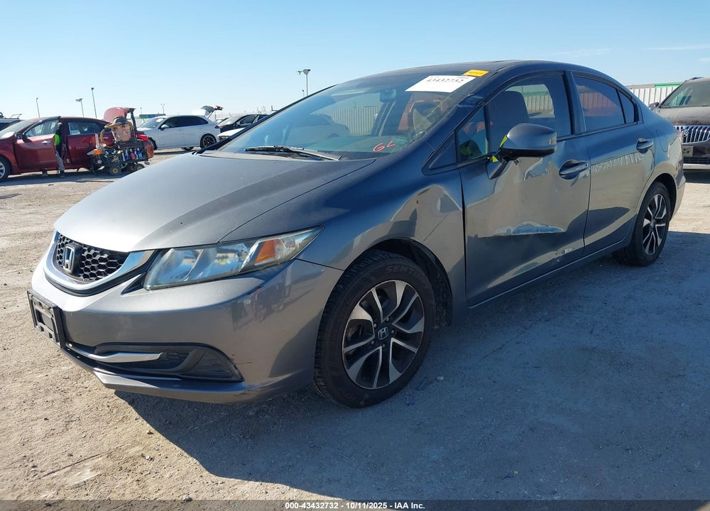 2013 HONDA CIVIC EX VIN: 19XFB2F86DE019808