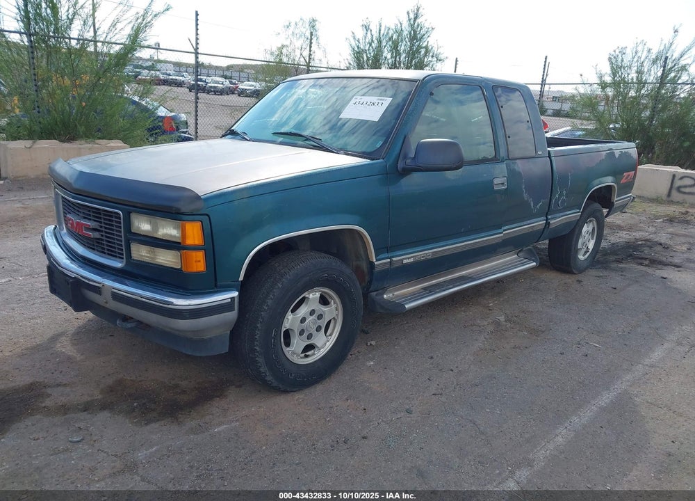 1998 GMC SIERRA 1500 SL WIDESIDE VIN: 2GTEK19R4W1536048