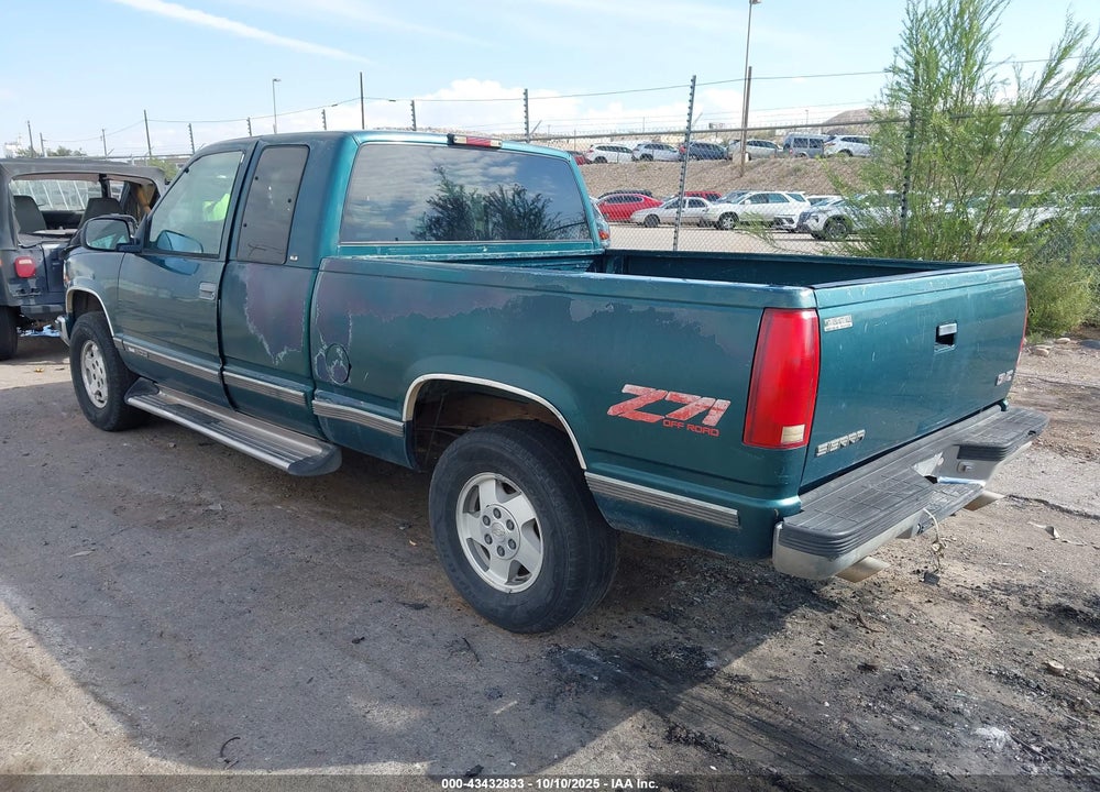 1998 GMC SIERRA 1500 SL WIDESIDE VIN: 2GTEK19R4W1536048