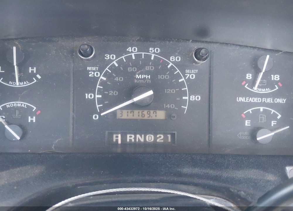 1995 FORD F150 VIN: 1FTEF15H4SLB43379