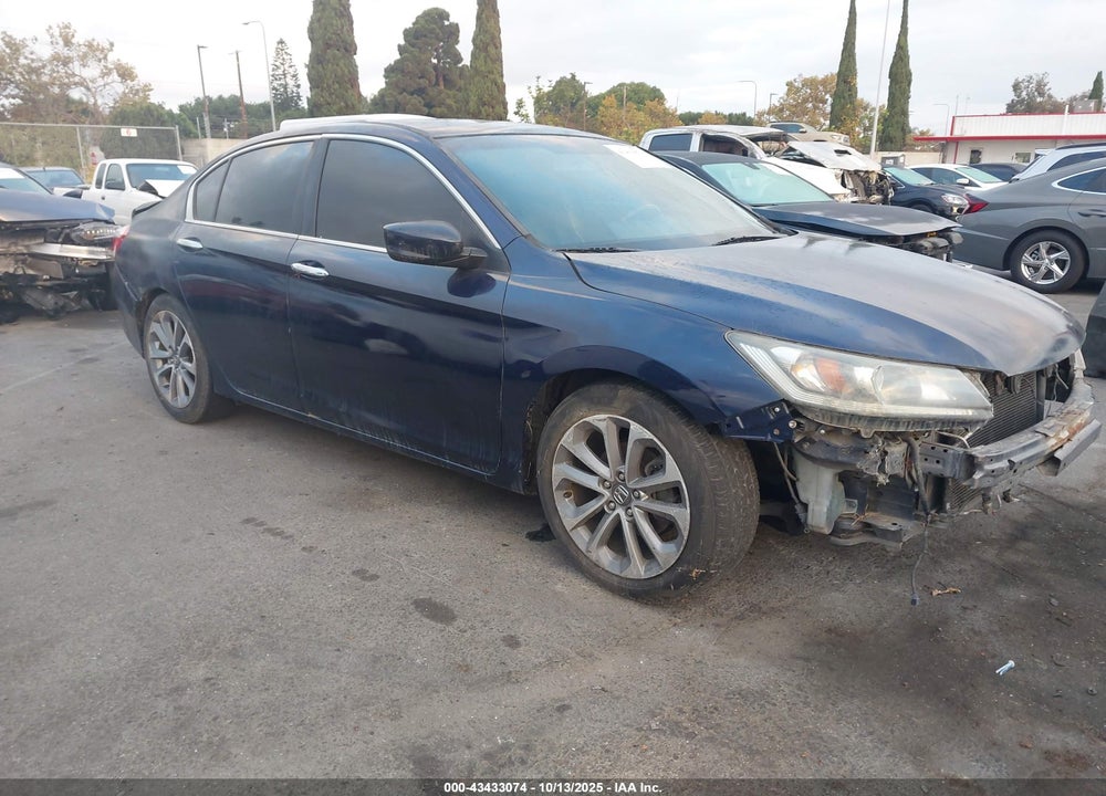 2013 HONDA ACCORD SPORT VIN: 1HGCR2F52DA193187