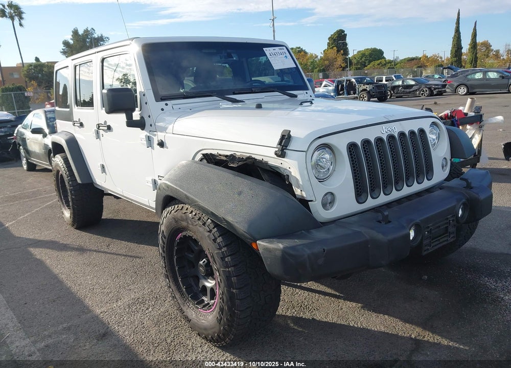 2018 JEEP WRANGLER JK UNLIMITED SPORT S 4X4 VIN: 1C4HJWDG9JL897510