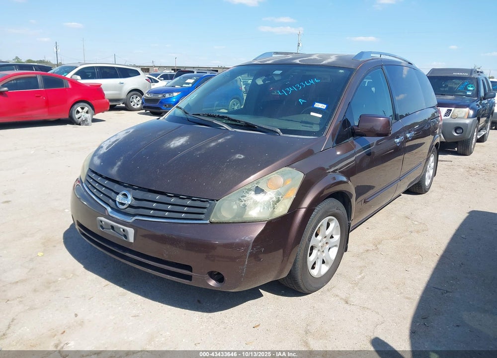 2007 NISSAN QUEST 3.5 SL VIN: 5N1BV28U67N123100