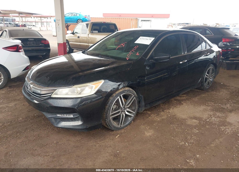 2016 HONDA ACCORD SPORT VIN: 1HGCR2F5XGA017170