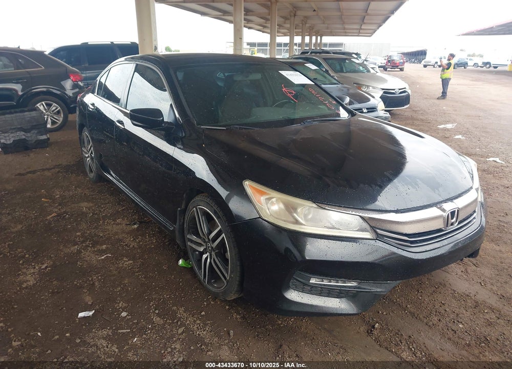 2016 HONDA ACCORD SPORT VIN: 1HGCR2F5XGA017170