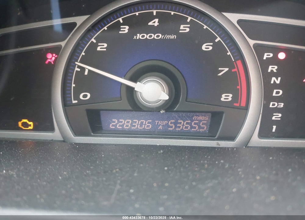 2006 HONDA CIVIC VIN: 2HGFG12696H543933