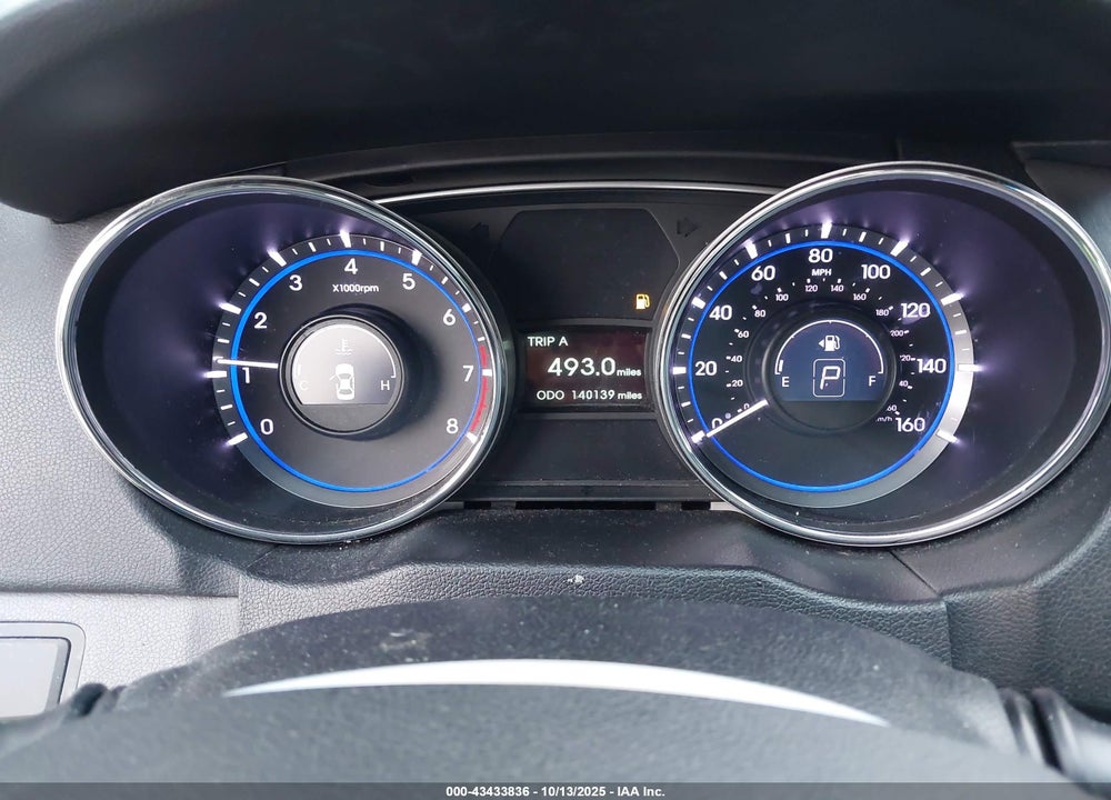 2013 HYUNDAI SONATA GLS VIN: 5NPEB4AC5DH728292