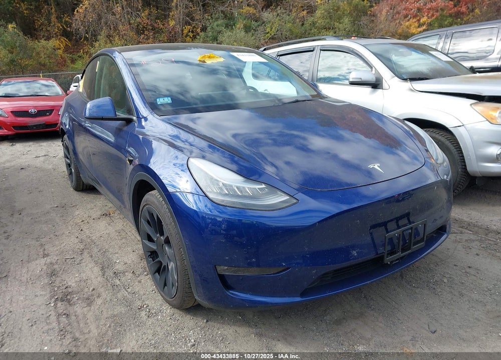 2021 TESLA MODEL Y LONG RANGE DUAL MOTOR ALL-WHEEL DRIVE VIN: 5YJYGDEE5MF184739