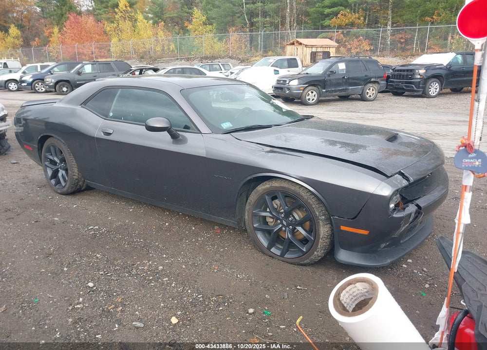 2022 DODGE CHALLENGER R/T VIN: 2C3CDZBT1NH156231