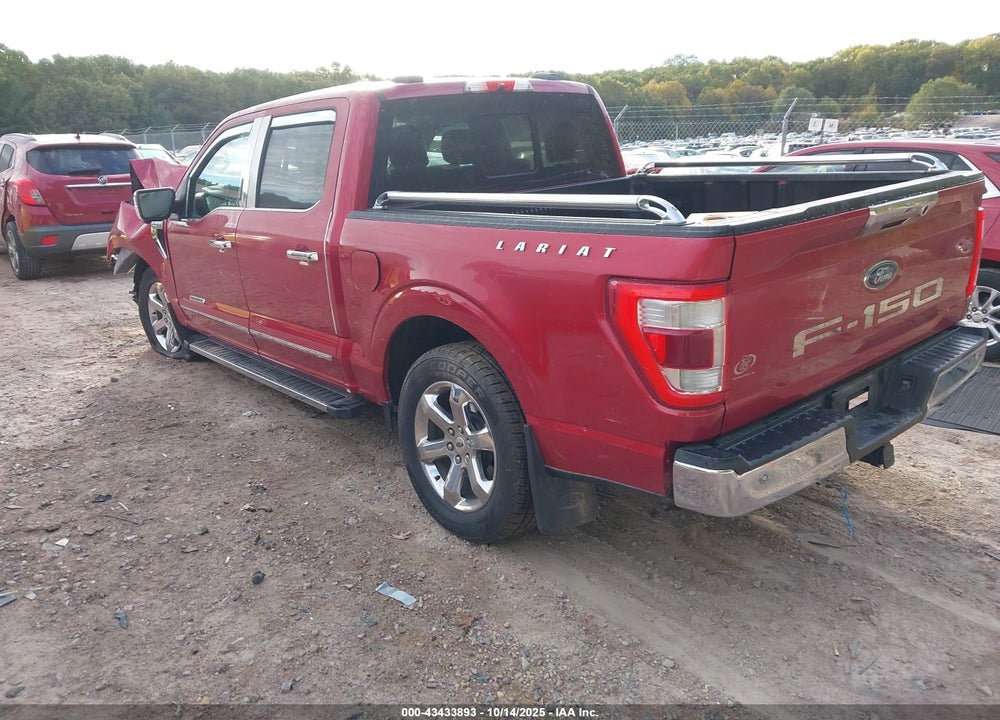 2021 FORD F-150 LARIAT VIN: 1FTFW1ED9MFC92857