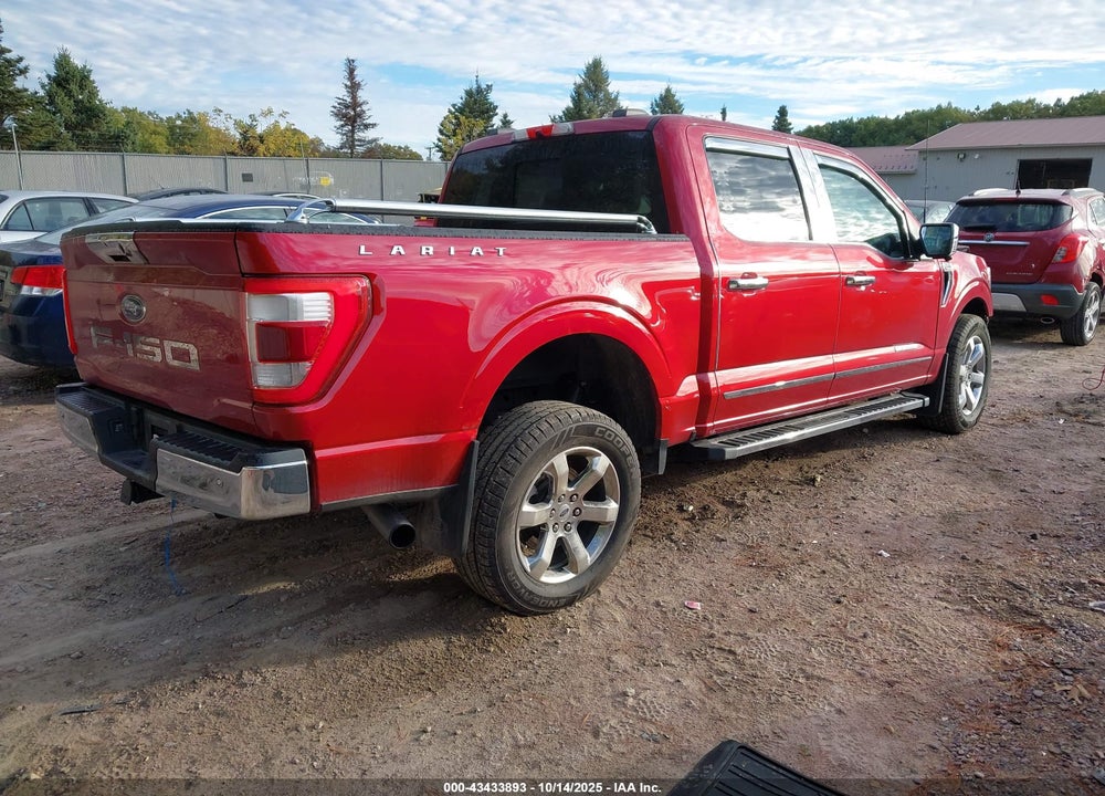 2021 FORD F-150 LARIAT VIN: 1FTFW1ED9MFC92857
