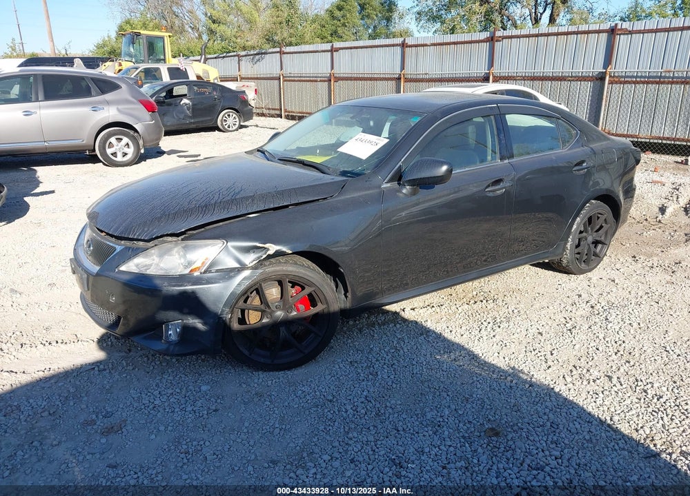 2007 LEXUS IS 250 VIN: JTHCK262X75013023
