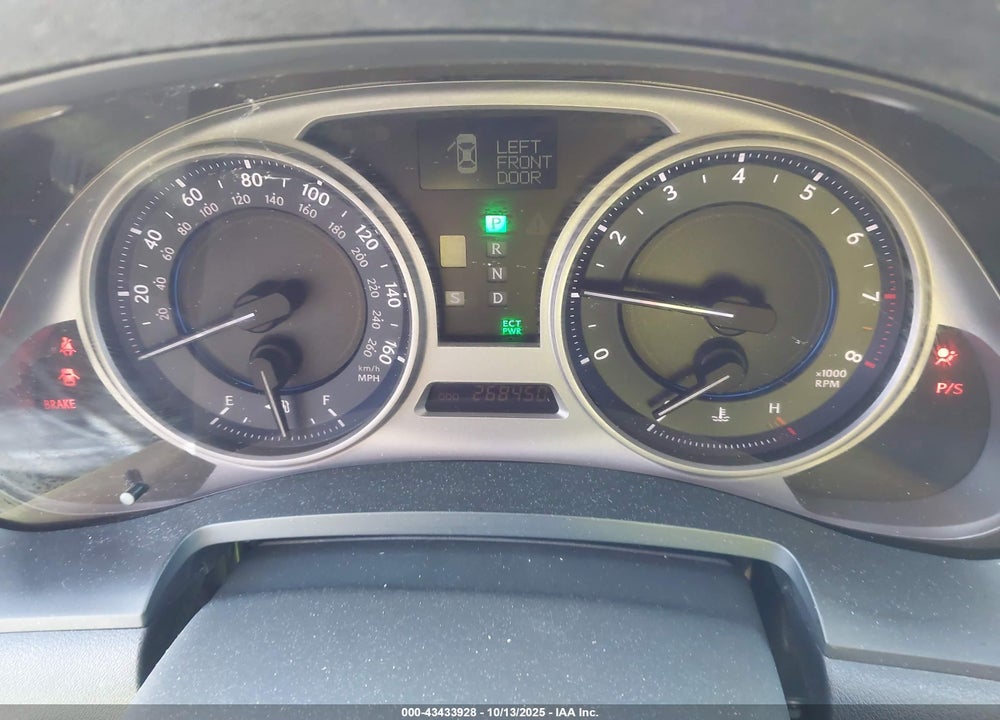 2007 LEXUS IS 250 VIN: JTHCK262X75013023